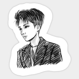 Winwin sketch Sticker